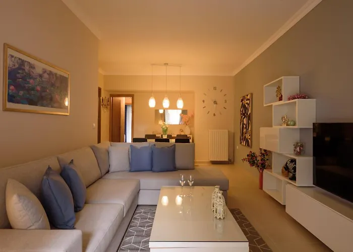Charming Apartment Galatsi For 5 By Mps